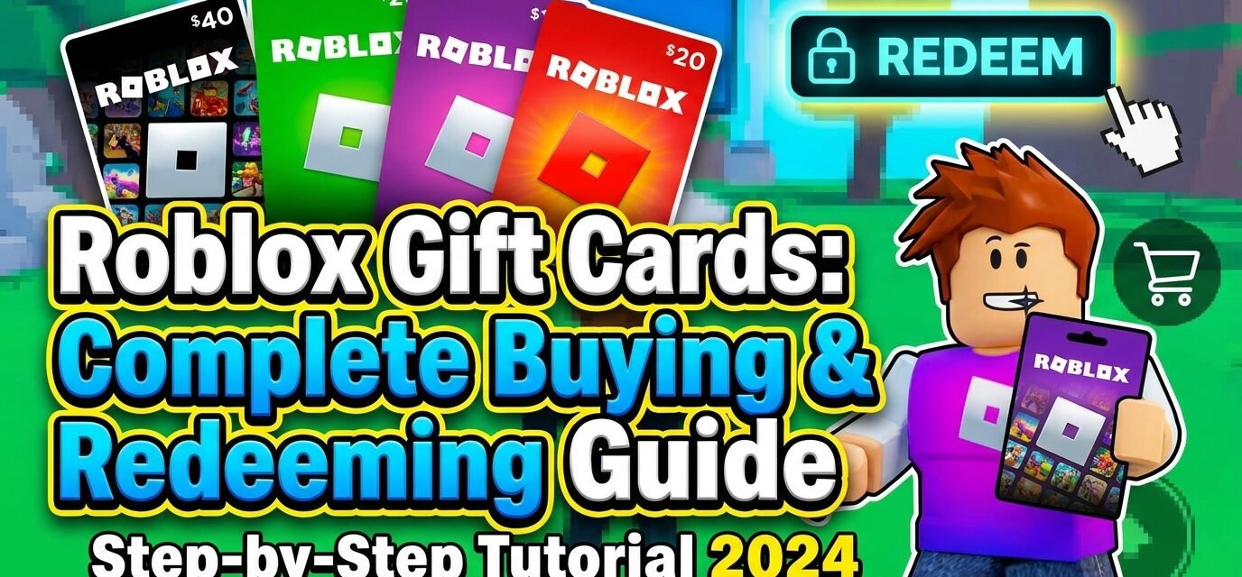 Roblox Gift Cards: Complete Buying and Redeeming Guide