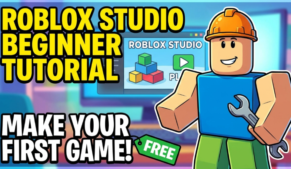 Roblox Studio Beginner Tutorial: Make Your First Game Fre